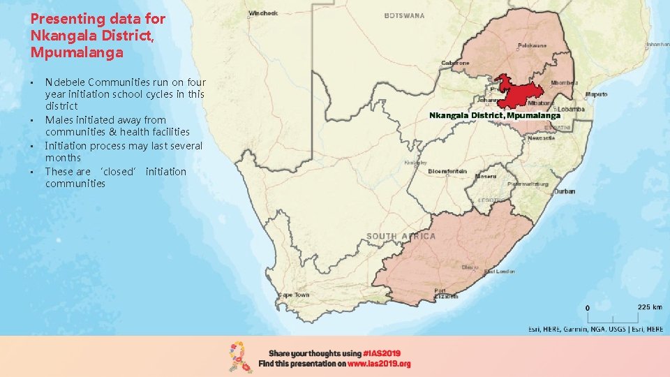 Presenting data for Nkangala District, Mpumalanga • • Ndebele Communities run on four year