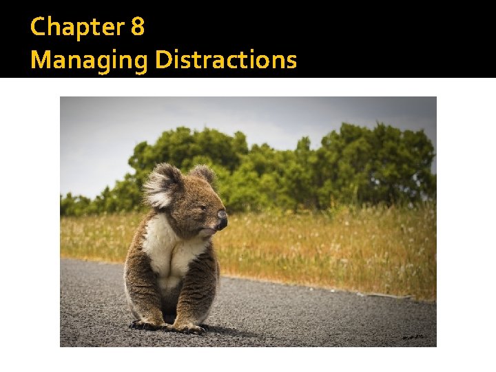 Chapter 8 Managing Distractions 