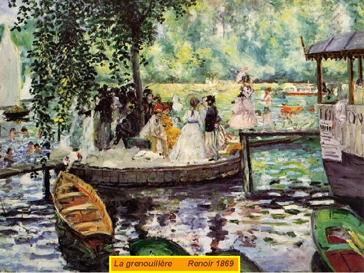 La grenouillère Renoir 1869 