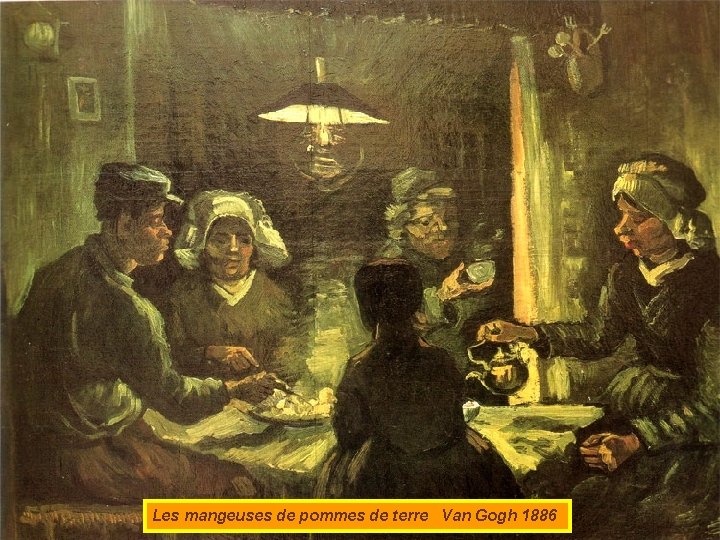 Les mangeuses de pommes de terre Van Gogh 1886 