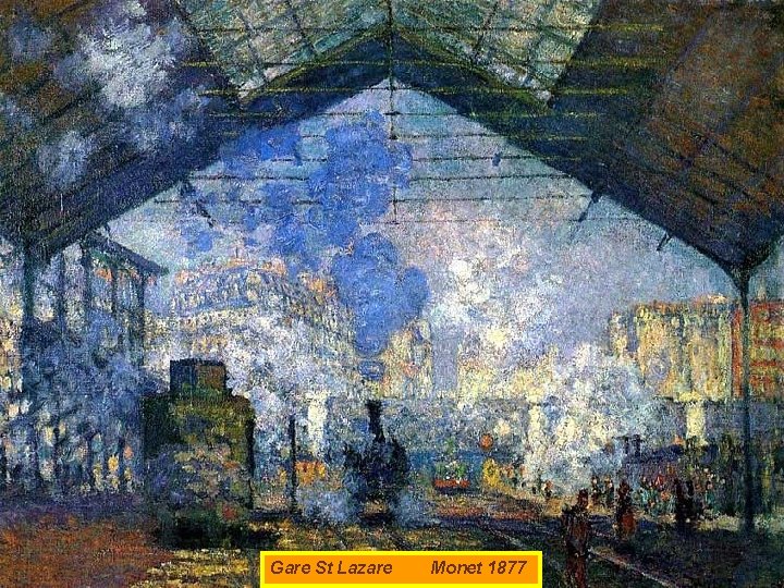 Gare St Lazare Monet 1877 