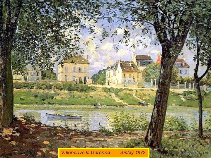 Villeneuve la Garenne Sisley 1872 