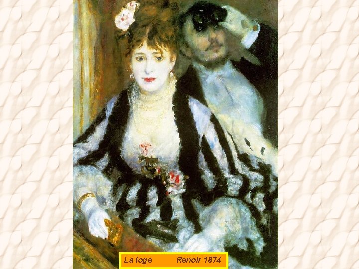 La loge Renoir 1874 