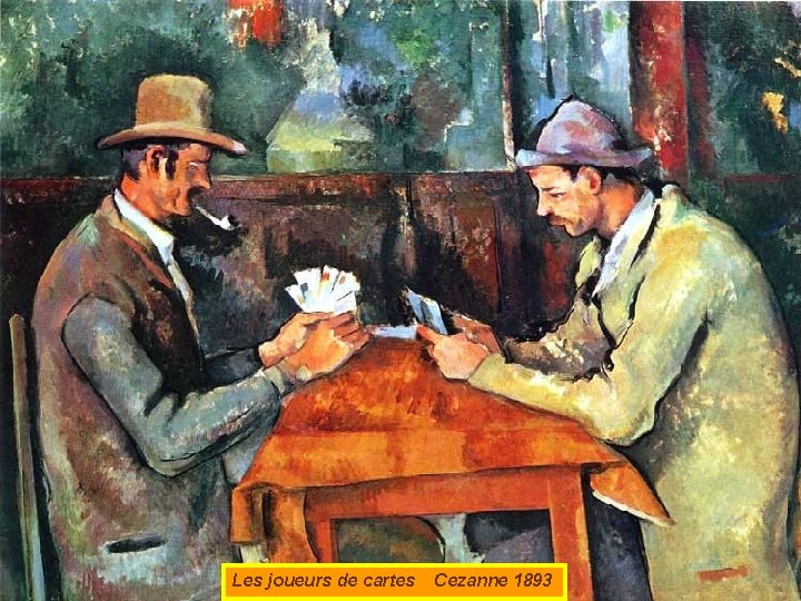 Les joueurs de cartes Cezanne 1893 