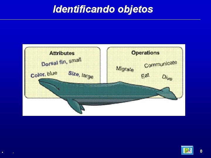 Identificando objetos • - 8 