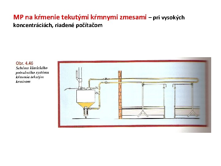 MP na kŕmenie tekutými kŕmnymi zmesami – pri vysokých koncentráciách, riadené počítačom 