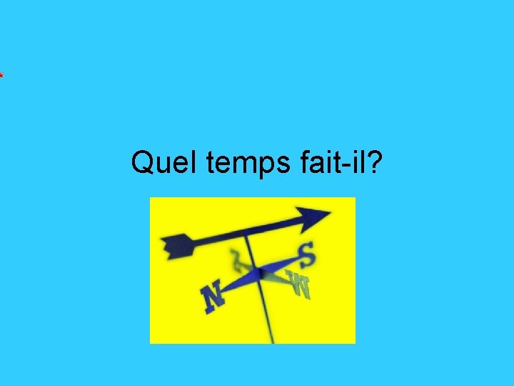 Quel temps fait-il? 