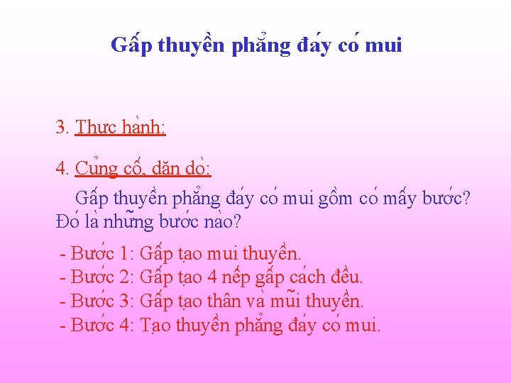 Gâ p thuyê n phă ng đa y co mui 3. Thư c ha