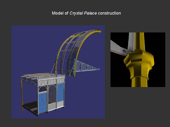 Model of Crystal Palace construction 