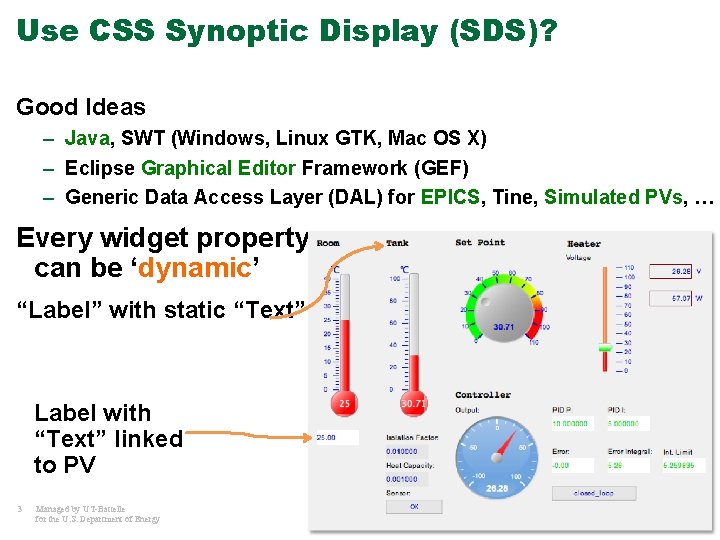 Use CSS Synoptic Display (SDS)? Good Ideas – Java, SWT (Windows, Linux GTK, Mac