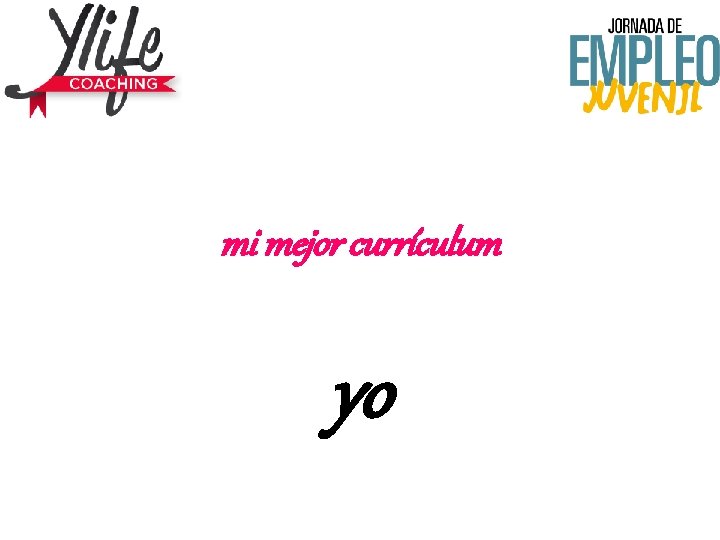 mi mejor currículum yo 