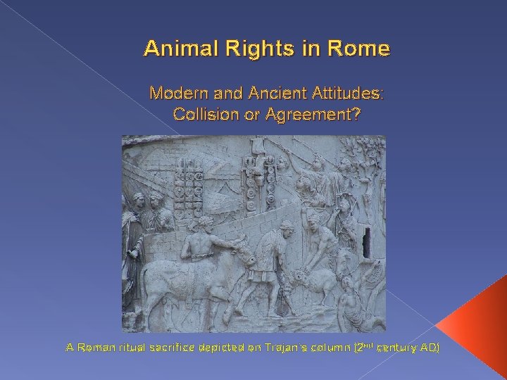 Animal Rights in Rome Modern and Ancient Attitudes