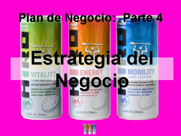 Plan de Negocio: Parte 4 Estrategia del Negocio 