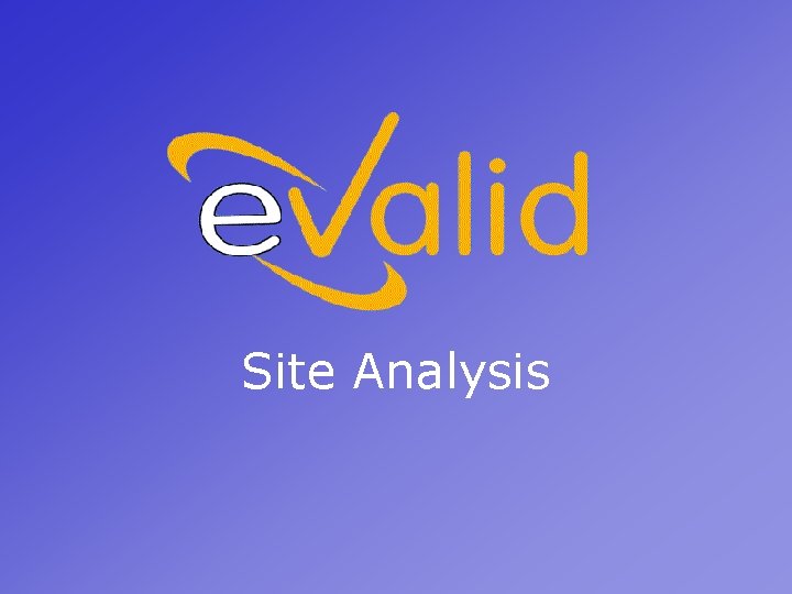 Site Analysis 