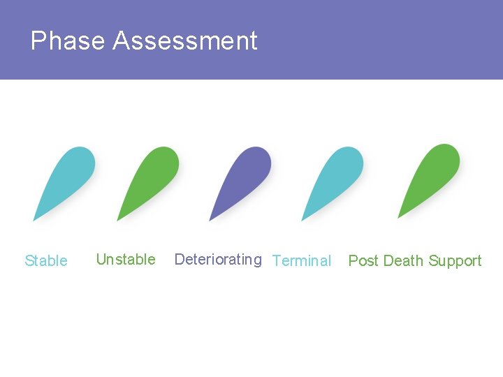 Phase Assessment Stable Unstable Deteriorating Terminal Post Death Support 