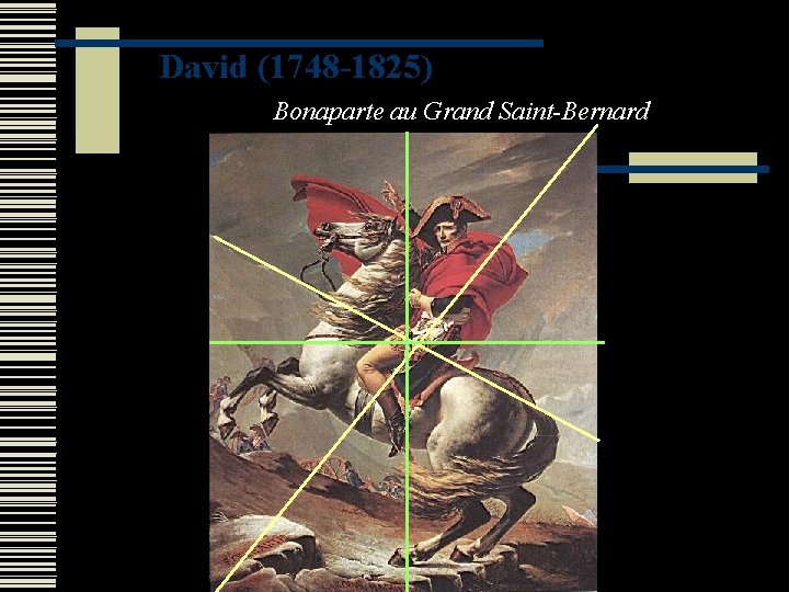 David (1748 -1825) Bonaparte au Grand Saint-Bernard 