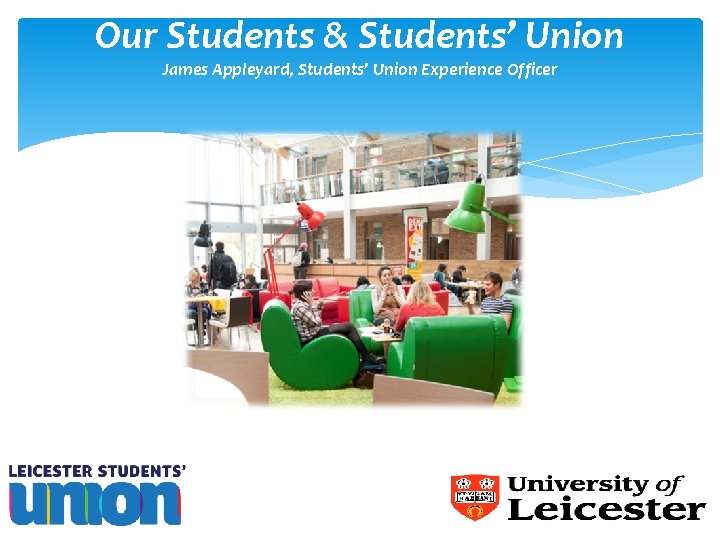 Our Students & Students’ Union James Appleyard, Students’ Union Experience Officer 