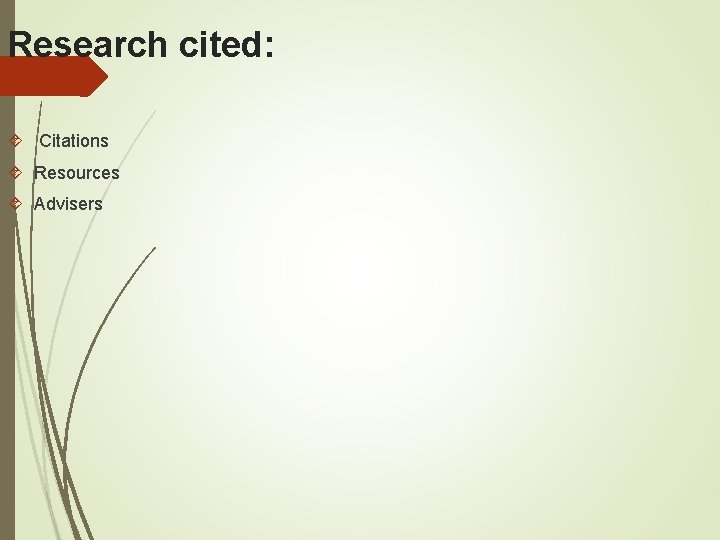 Research cited: Citations Resources Advisers 