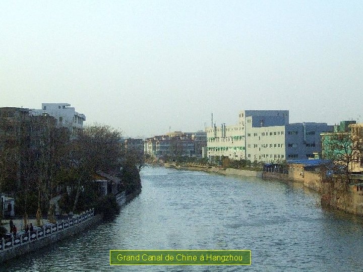 Grand Canal de Chine à Hangzhou 