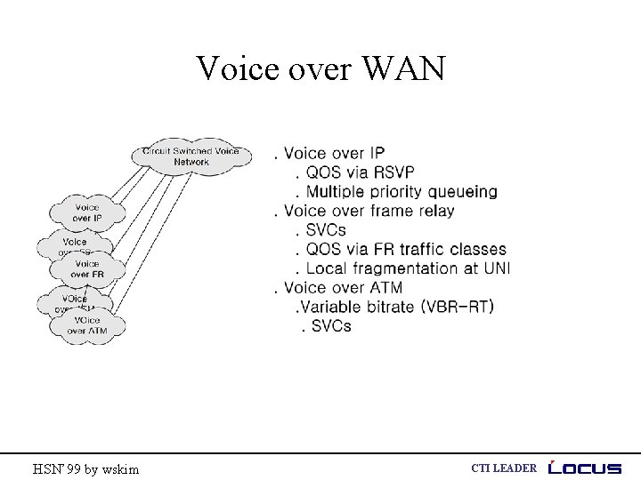 Voice over WAN HSN’ 99 by wskim CTI LEADER 