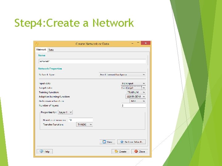 Step 4: Create a Network 