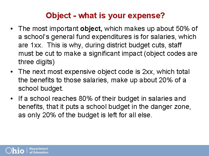 The Big Picture of the Account Code System