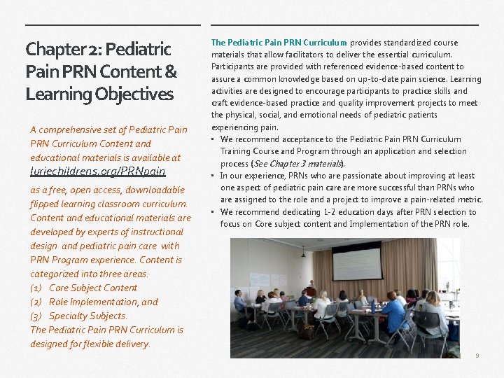 Chapter 2: Pediatric Pain PRN Content & Learning Objectives A comprehensive set of Pediatric