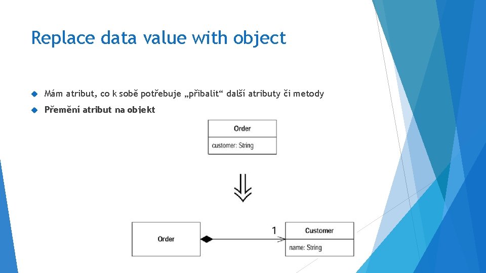 Replace data value with object Mám atribut, co k sobě potřebuje „přibalit“ další atributy