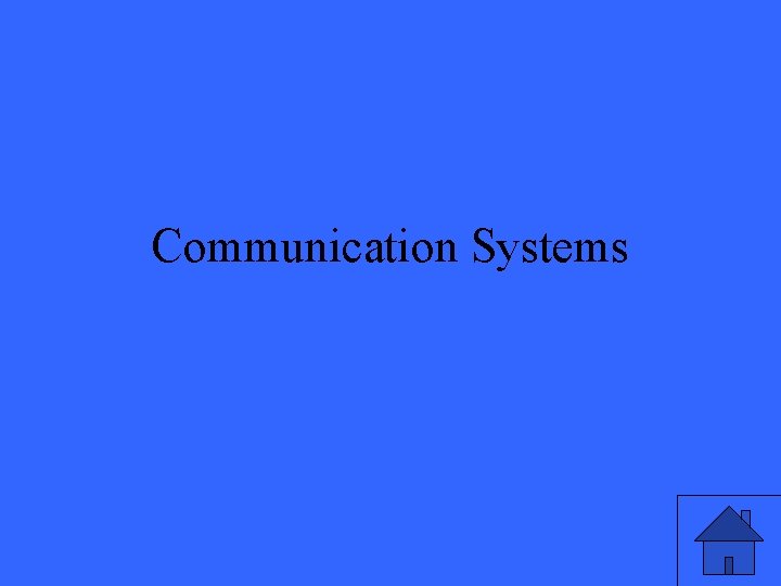 Communication Systems 