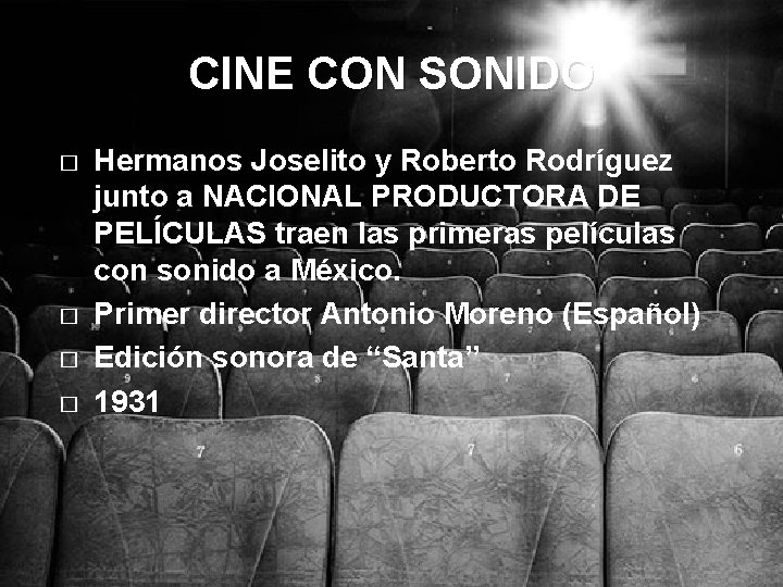 CINE CON SONIDO � � Hermanos Joselito y Roberto Rodríguez junto a NACIONAL PRODUCTORA