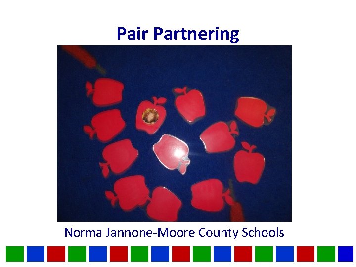 Pair Partnering Norma Jannone-Moore County Schools 