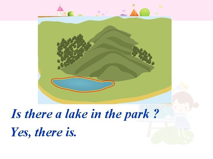 Is there a lake in the park ? Yes, there is. 