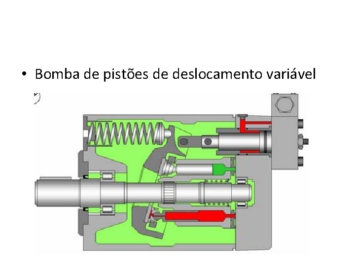  • Bomba de pistões de deslocamento variável 