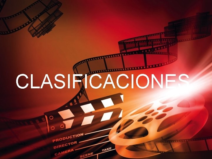 CLASIFICACIONES 