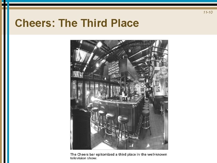 11 -10 Cheers: The Third Place 