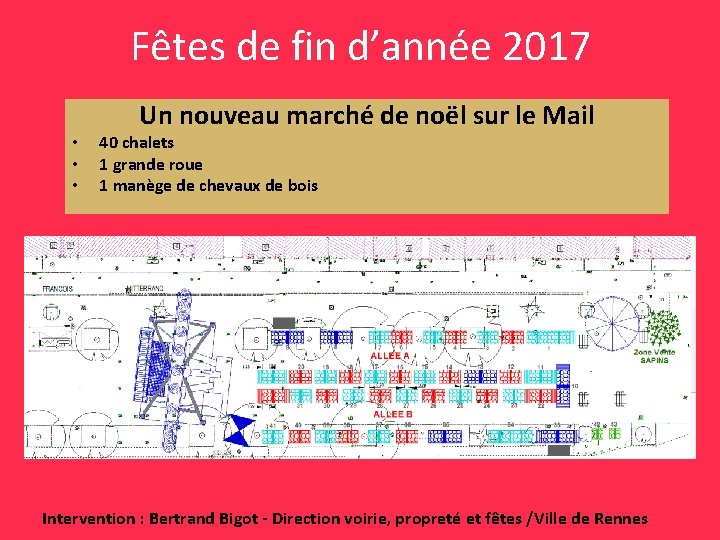 Fêtes de fin d’année 2017 • • • Un nouveau marché de noël sur