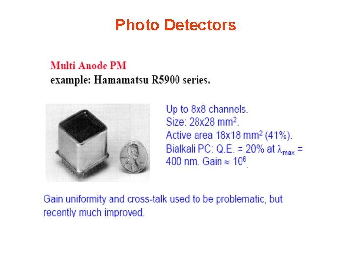 Photo Detectors 