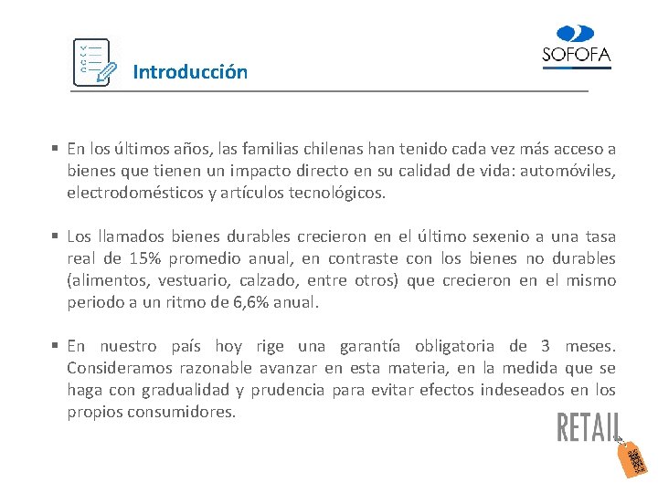 Introducción § En los últimos años, las familias chilenas han tenido cada vez más