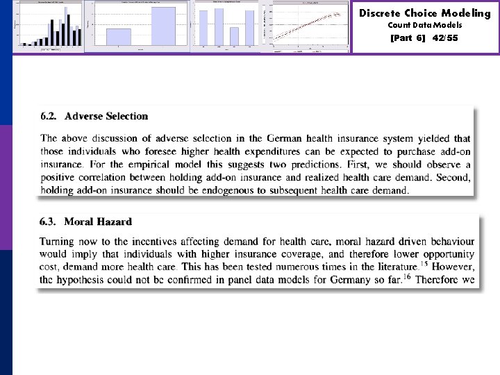 Discrete Choice Modeling Count Data Models [Part 6] 42/55 