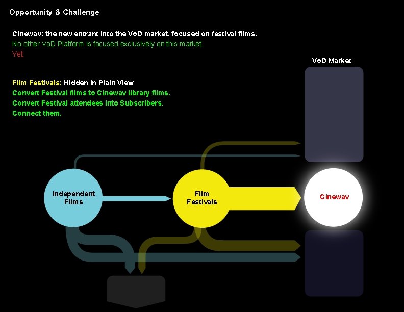 Opportunity & Challenge Cinewav: the new entrant into the Vo. D market, focused on