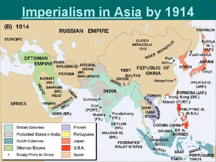 Imperialism in Asia by 1914 