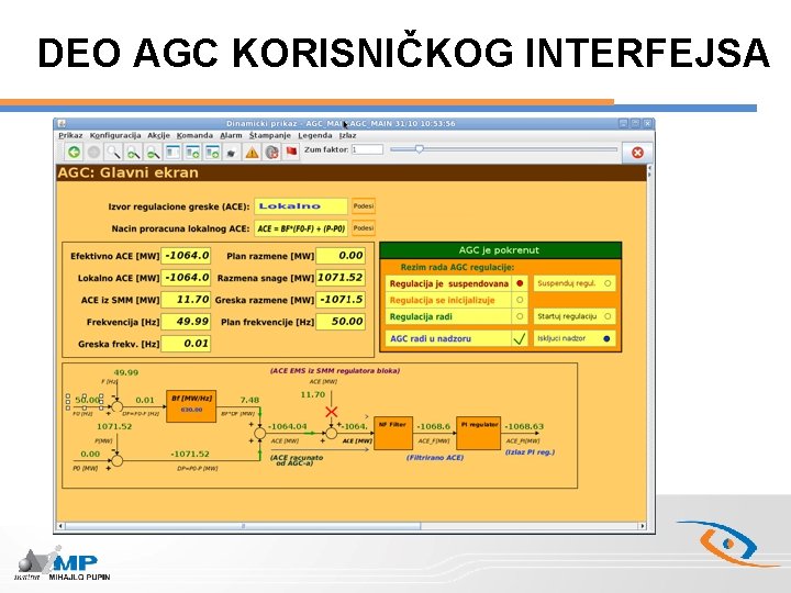 DEO AGC KORISNIČKOG INTERFEJSA 