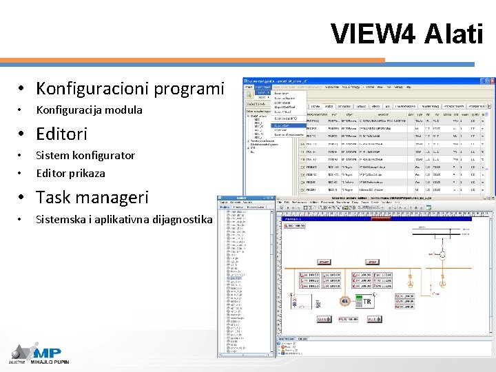 VIEW 4 Alati • Konfiguracioni programi • Konfiguracija modula • Editori • • Sistem