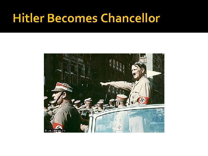 Hitler Becomes Chancellor 