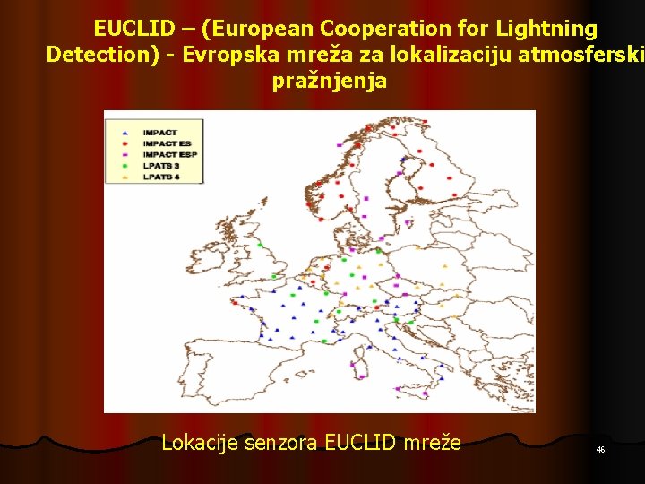 EUCLID – (European Cooperation for Lightning Detection) - Evropska mreža za lokalizaciju atmosferski pražnjenja