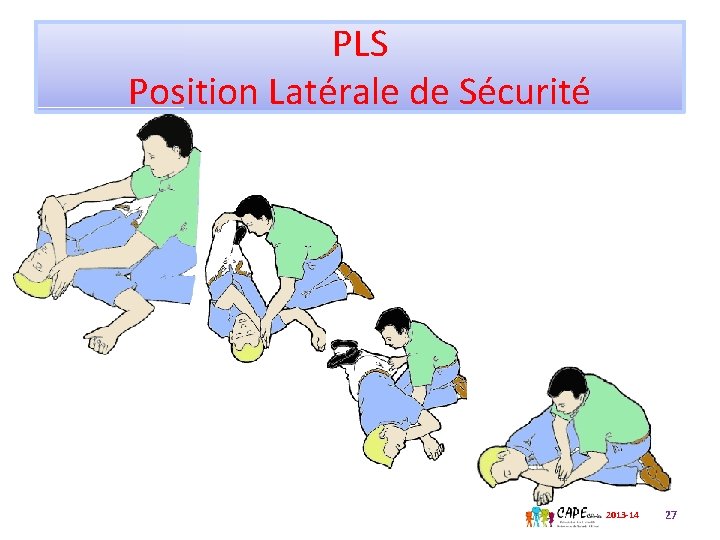 PLS Position Latérale de Sécurité 2013 -14 27 