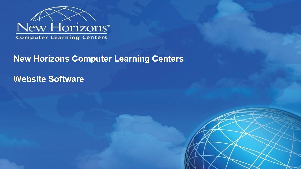 New Horizons Computer Learning Centers Website Software 