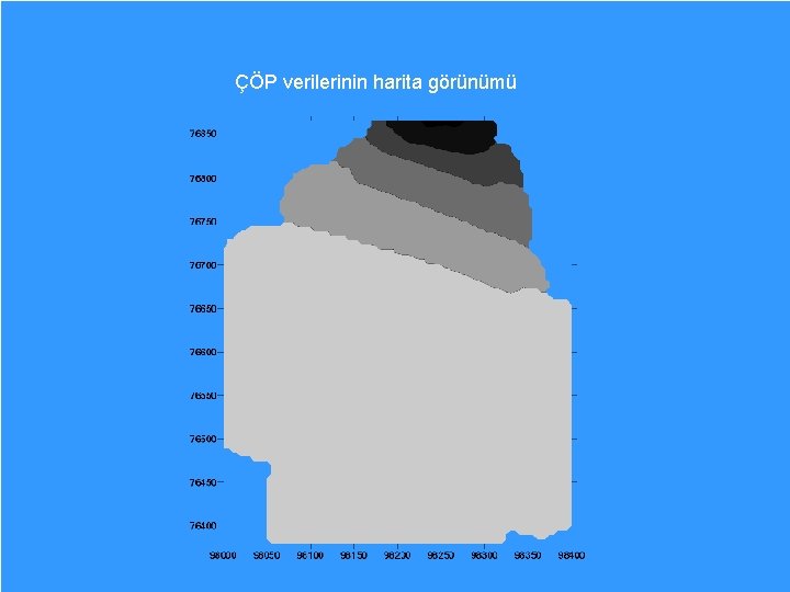 ÇÖP verilerinin harita görünümü 