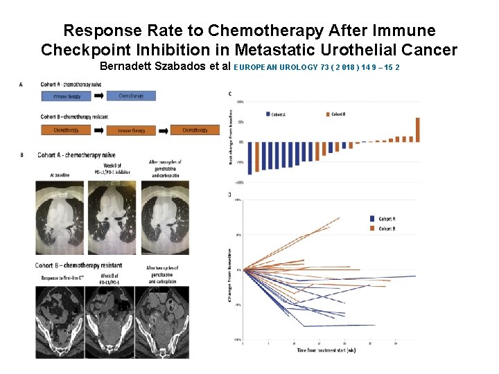 Response Rate to Chemotherapy After Immune Checkpoint Inhibition in Metastatic Urothelial Cancer Bernadett Szabados