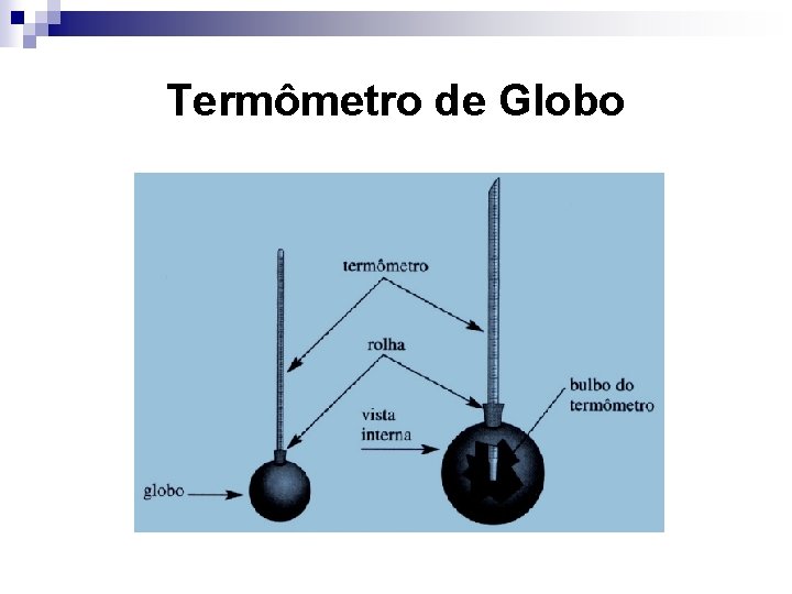 Termômetro de Globo 